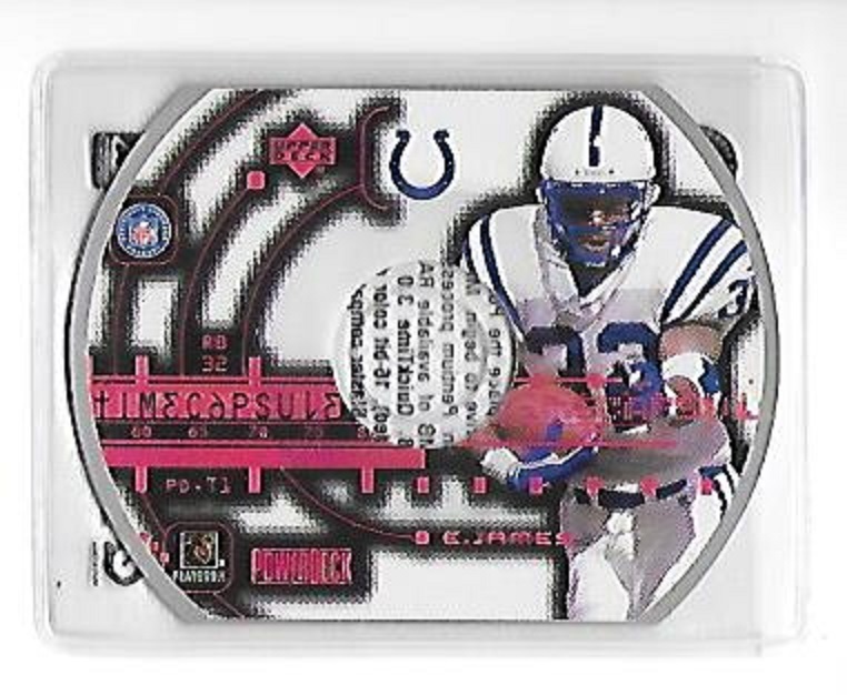 Edgerrin James Upper Deck Powerdeck Time Capsule #T1 Base