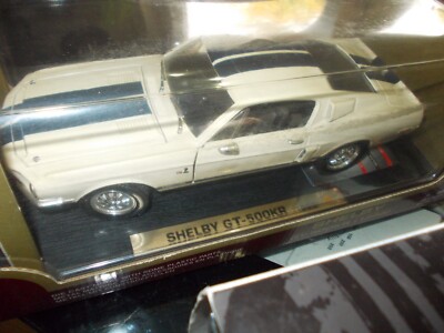 1:18 Ford Mustang '' 1968 SHELBY GT 500 KR'' weißblau#OVP#Road Legend
