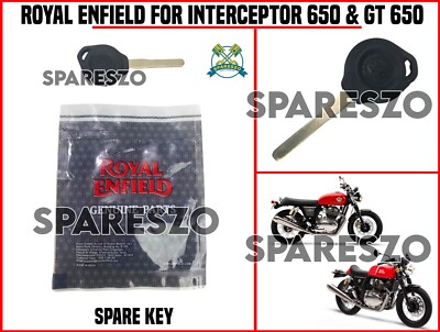Royal Enfield ''SPARE KEY'' For Interceptor 650 & GT 650 - Express Shipping