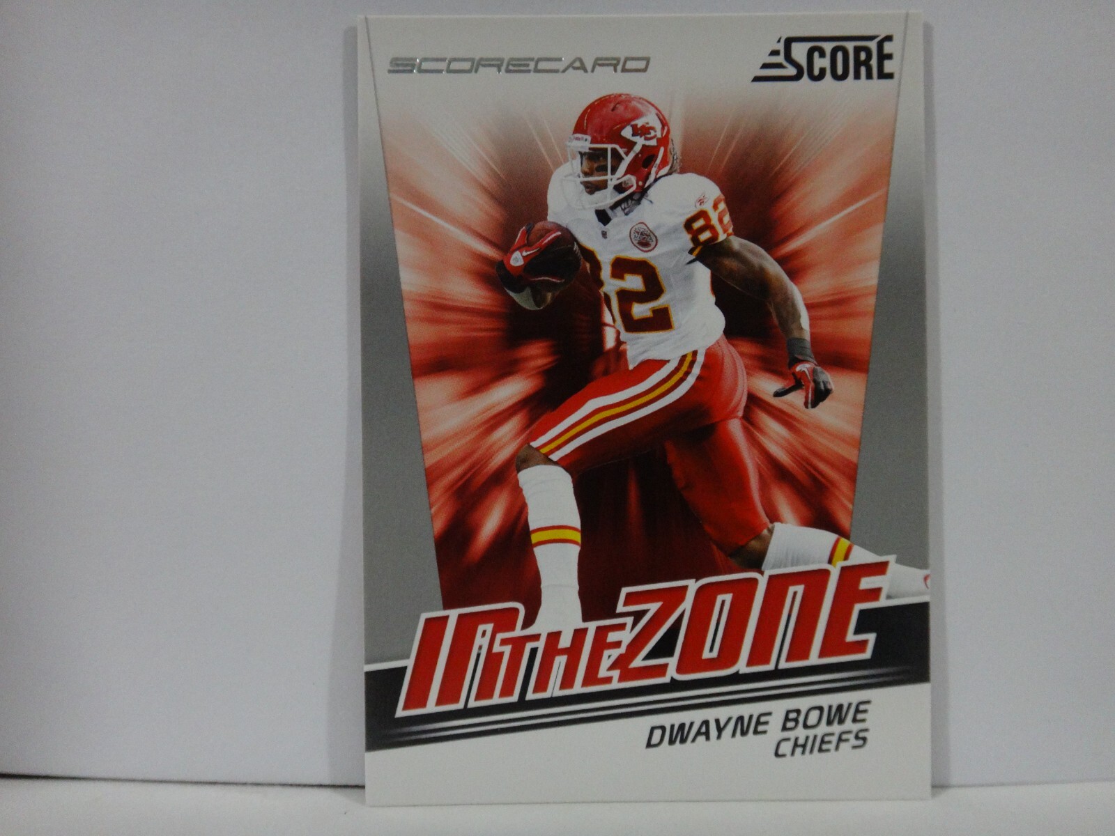 2011 Score In the Zone Scorecard Dwayne Bowe #8