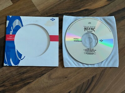 NSYNC Gone 2001 EUROPEAN 3 versions promo CD single