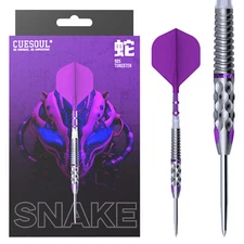 CUESOUL Chinese Zodiac ‘SNAKE’21/23g Steel Tip 90% Tungsten Dart Set