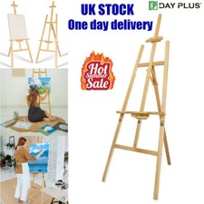 Easel Wooden Artist Art Tripod Folding Portables Sketch Painters Drawing Display