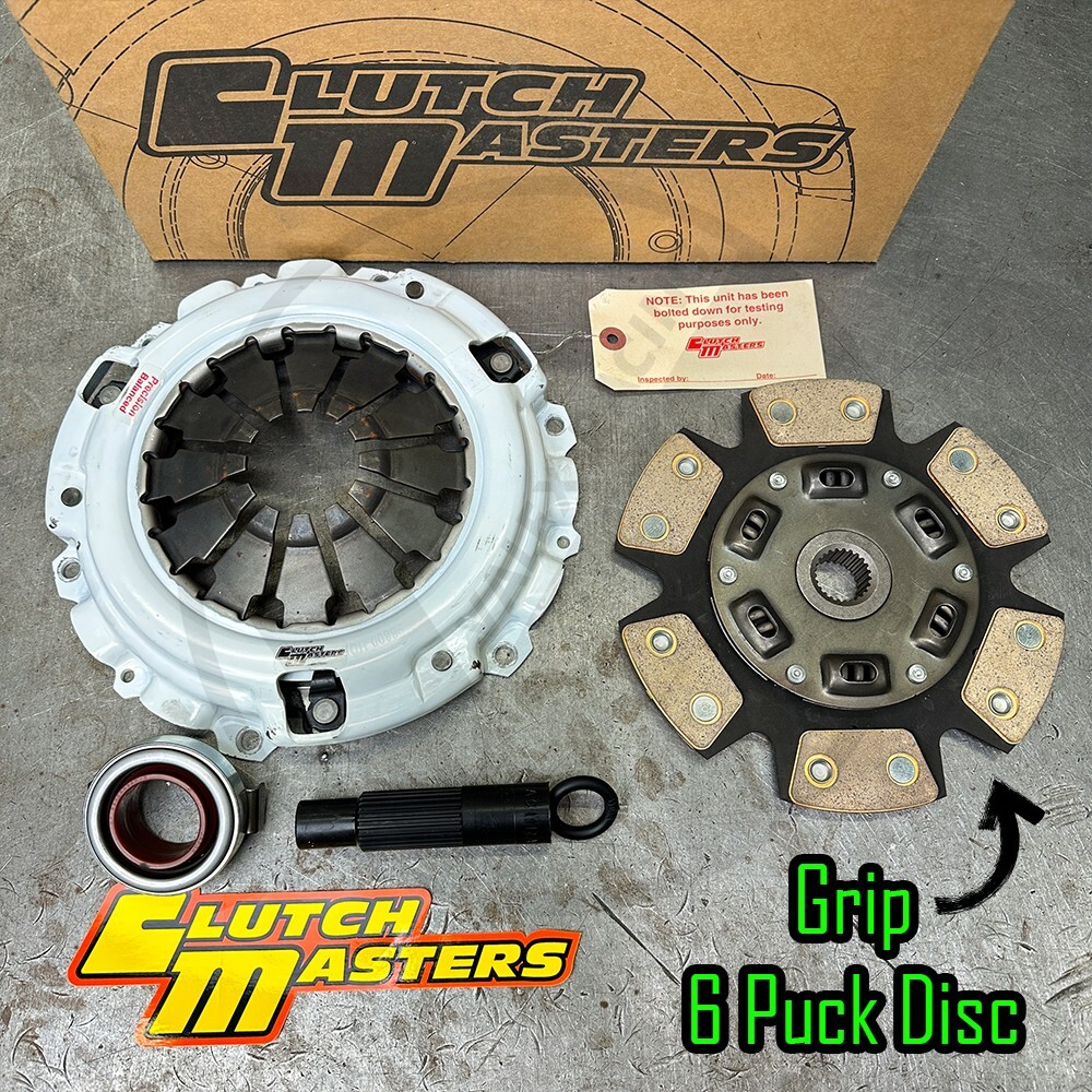 Clutch Masters FX400 Pressure Plate w/ Grip 6 Puck Disc Kit Acura Honda