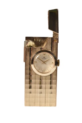 1960S BUCHERER GOLD TONE MANUAL WIND WATCH LIGHTER NOS SWISS MADE