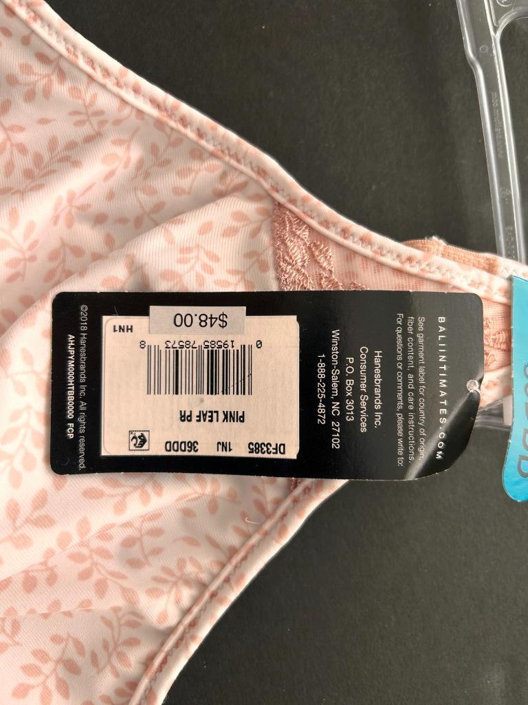 Bali minimizer bra sizes 34DD 36DDD 38DDD 40DDD floral underwire lined NEW eBay