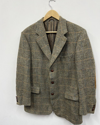 Harris Tweed Mario Barutti Blazer Jacket Sport Coat Mens Sz fit US 42