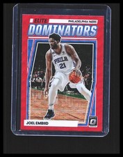 2022-23 Panini Donruss Optic Red Wave - Elite Dominators #9 Joel Embiid 76ers