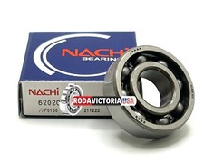 NACHI 6202 CM DEEP GROOVE BALL BEARING, OPEN TYPE, NO SEALS 15x35x11mm