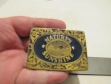 VTG C-D HIT NATURE'S SUNSHINE BELT BUCKLE