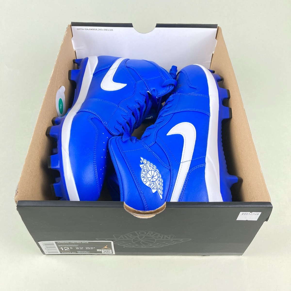 Nike Jordan 1 Retro MCS Game Royal Blue AV5354-401 Men Size 12.5