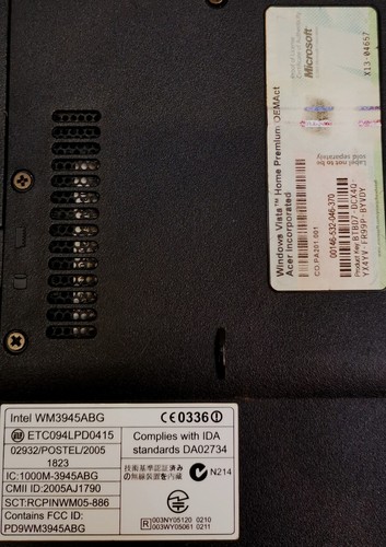 Acer Aspire 5920 Personal Computer - Black - Unit Only (ZD1) *FAULTY* 4125 - Afbeelding 10 van 13
