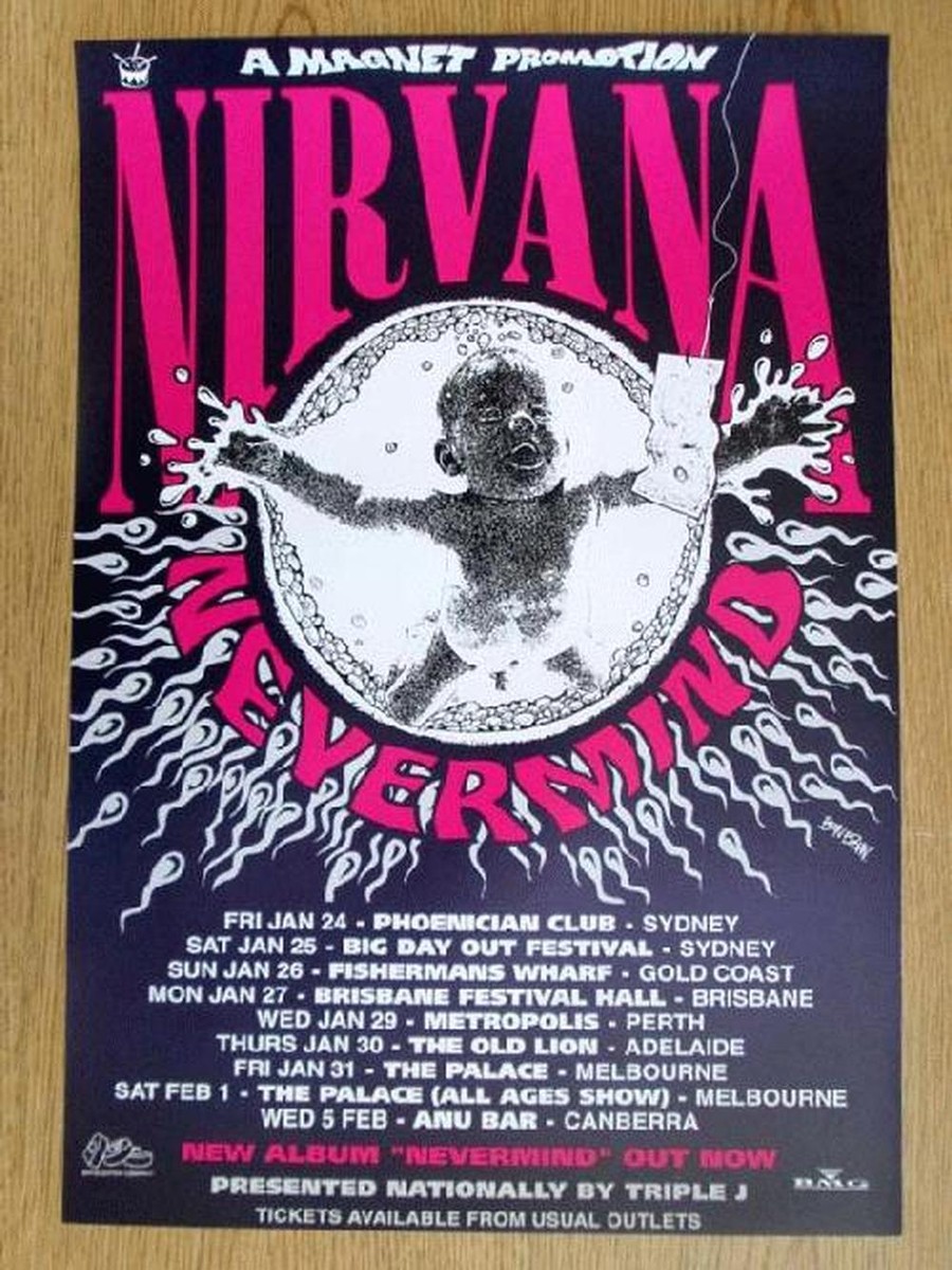 NIRVANA posterポスター  cobain Poster: Nirvana - Kurt Cobain Pop Art (24