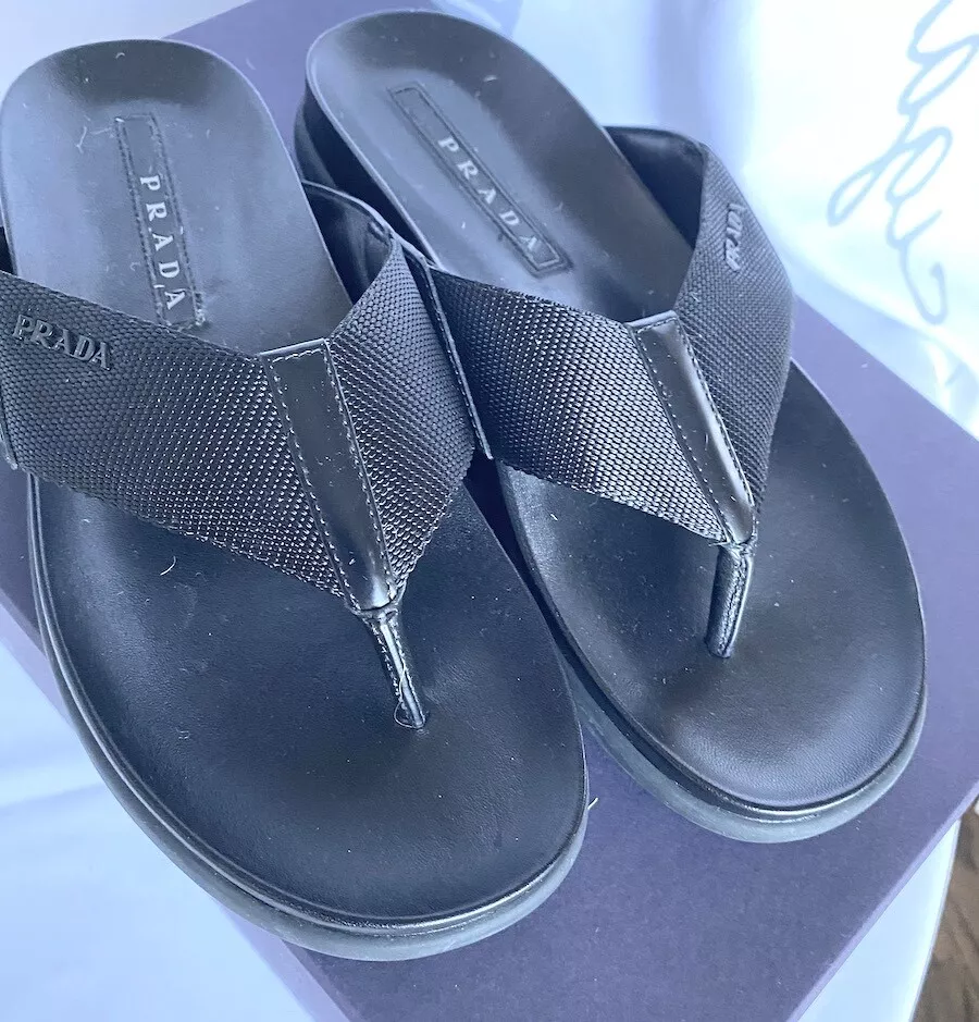 Prada slippers mens best sale price