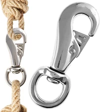 IMPRESA Hanging Chair/Hammock Chair Swivel Hook Snap - 500 LB Capacity - Outdoor