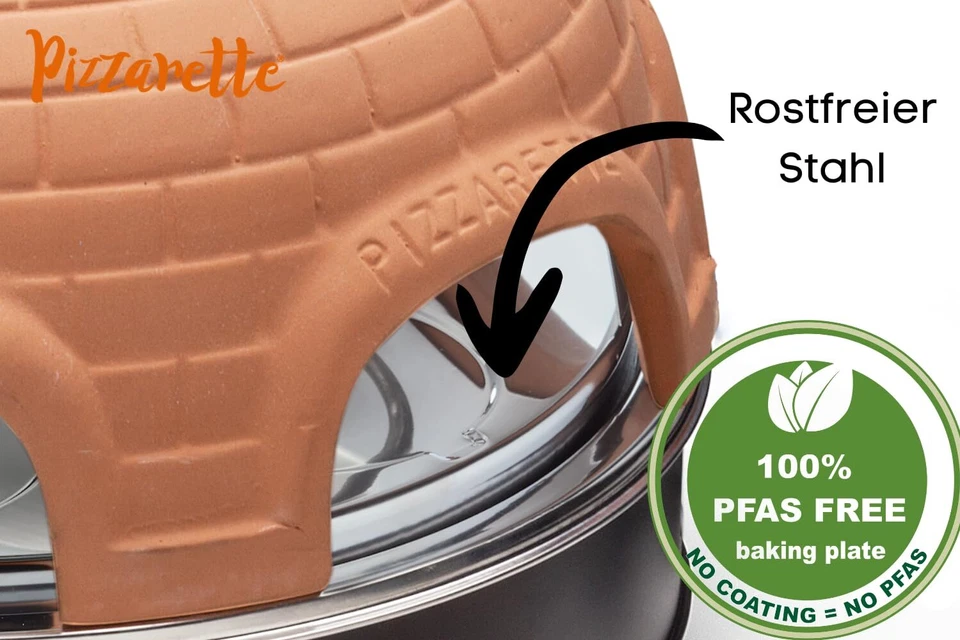 Pizzaofen PIZZARETTE das Original 1 handgemachte Terracotta Tonhaube patentie... - Bild 3 von 4