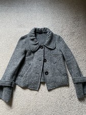 Ladies Grey James Lakeland Wool Jacket Size 10-12