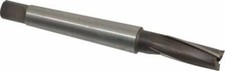 13/32" Diam, 3 Flutes, Morse Taper Shank, Interchangeable Pilot Counterbore 4...
