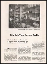 1946 The Martin Hardware Company Store Photo West Union Iowa Article Print Ad