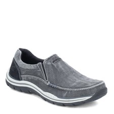 all black slip on skechers