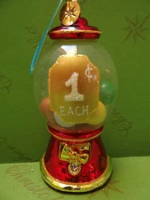 Christopher Radko Penny's Pocketful Gem Glass Ornament
