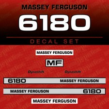 Massey Ferguson 6180 Tractor Aftermarket Decal Sticker Aufkleber Adesivo Set