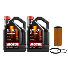 10L Motul 8100 X-MAX 0W40 Wix Filter Motor Oil Change Kit For Audi Q5 S4 Touareg
