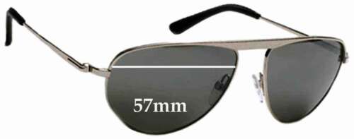 SFx Ersatz-Sonnenbrillengläser passt zu Tom Ford James Bond 007 TF108 - 57 mm breit - Bild 1 von 10