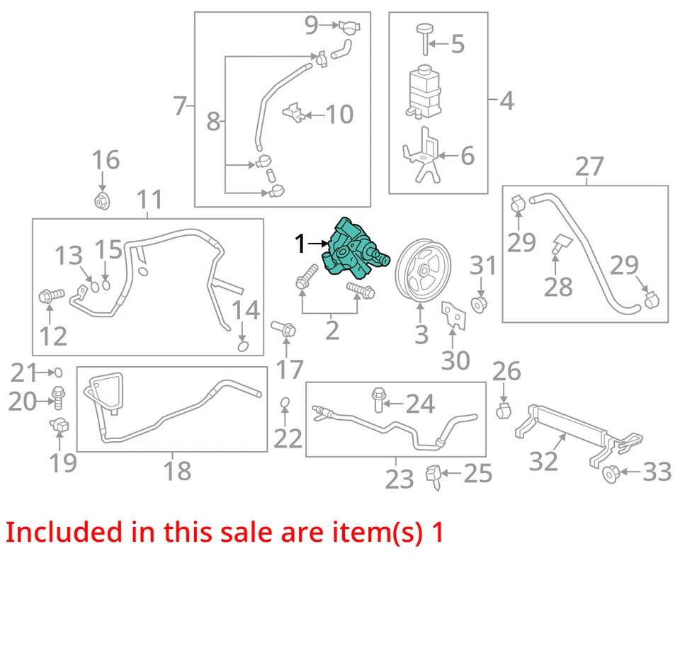 Bomba de columna de dirección asistida Buick Enclave 2008-2017 OEM ASM37 Foto 3 de 4