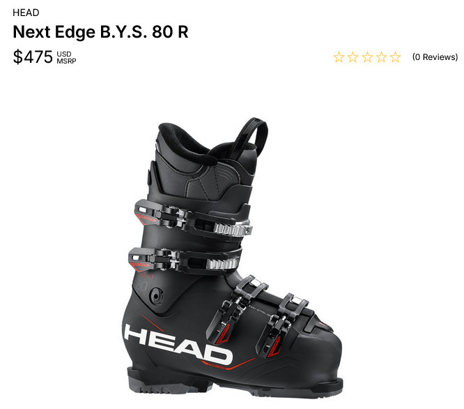 HEAD NEXT EDGE 80 スキーブーツ 26-26.5cm NEW men's Ski boots HEAD NEXT EDGE 80 R BLACK mondo size 26.5/ US