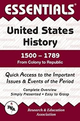 United States History, 1500-1789 Paperback