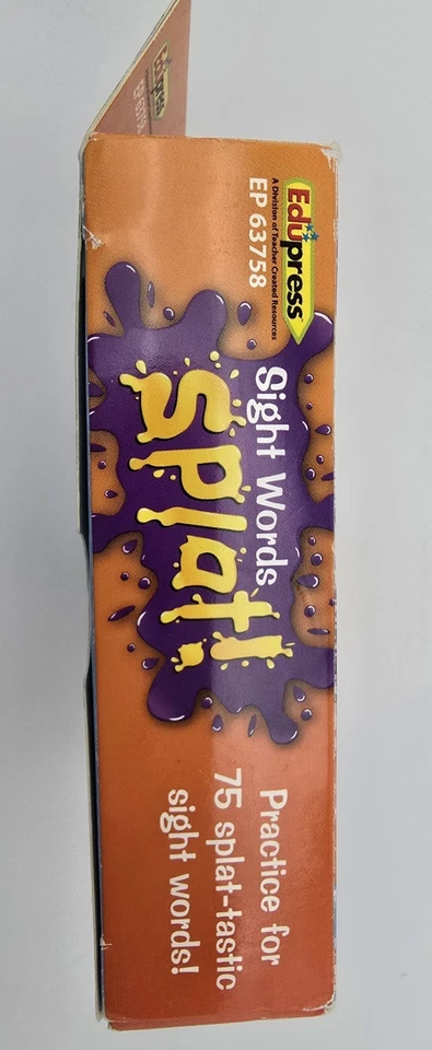 Juego Edupress Sight Words Splat, Grados 1-2, 2-6 Jugadores Foto 2 de 4