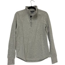 Vineyard Vines Dreamcloth Shep Shirt 1/4 Zip Pullover Womens Size S Gray NWT