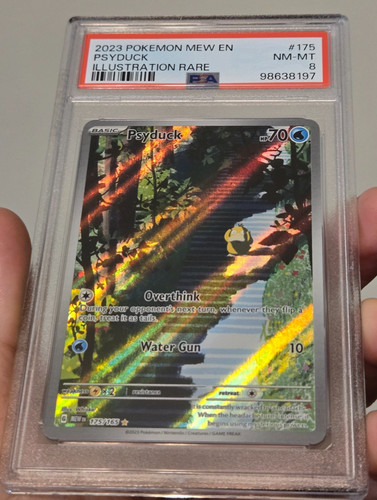 Psyduck graded PSA 8 for sale on eBay