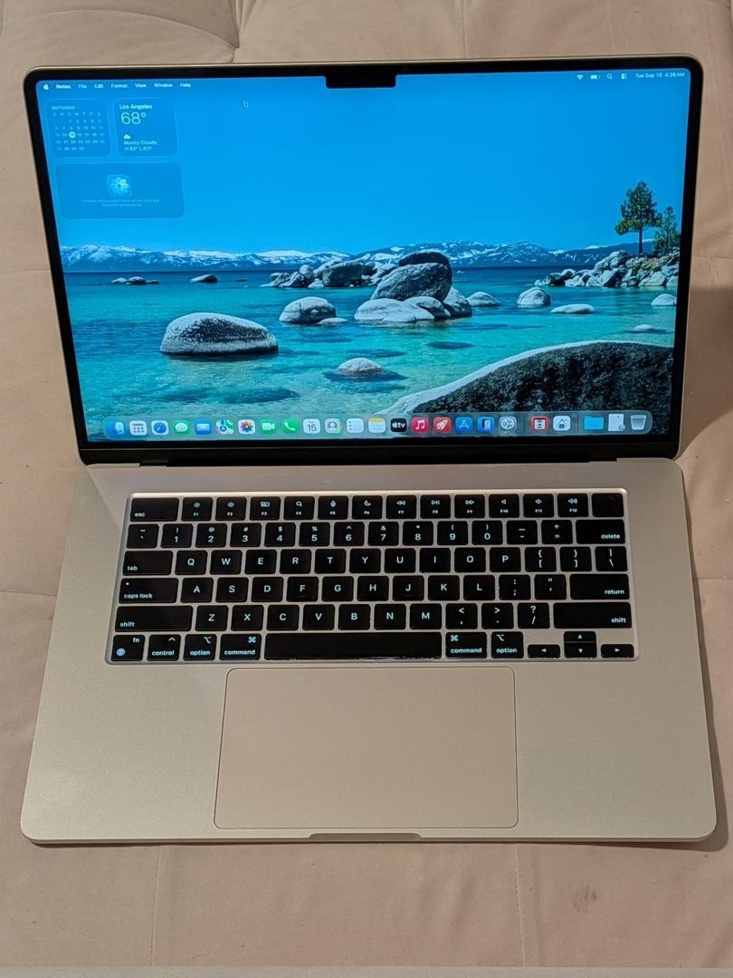 MacBook Air 15 2023 M2 8-Core CPU 10-Core GPU 16GB/1TB SSD Starligh 100% Battery