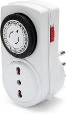 Presa Temporizzata - Programmatore Timer Giornaliero - Spina Grande 16 a E Presa