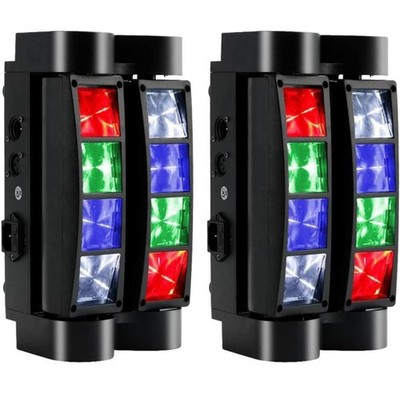 80W LED Moving Head Light RGBW Beam DMX Strahler DJ Disco Club Bühnenbeleuchtung