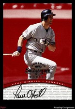 1997 Donruss Signature Series #92 Paul O'Neill ON CARD AUTO YANKEES