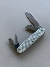 Vintage Victorinox Swiss Red Alox Pioneer Swiss Army Old Cross  Knife