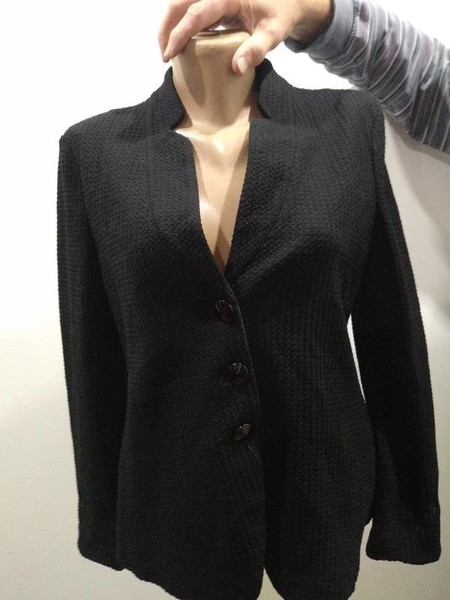 Women Armani Collezioni Blazer Black 36 / S / 44 #54UY