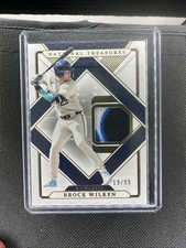 2025 National Treasures Brock Wilken Treasured Threads Patch #19/99 Milwaukee