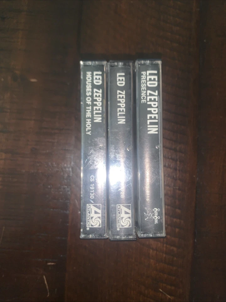 Led Zeppelin I Presence House Of The Holy Cassette Tape VG+/VG+ - Image 3 of 4