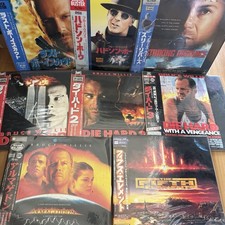 Bruce Willis Japan 8 Laserdisc Lot Die Hard Armageddon Fifth Element etc