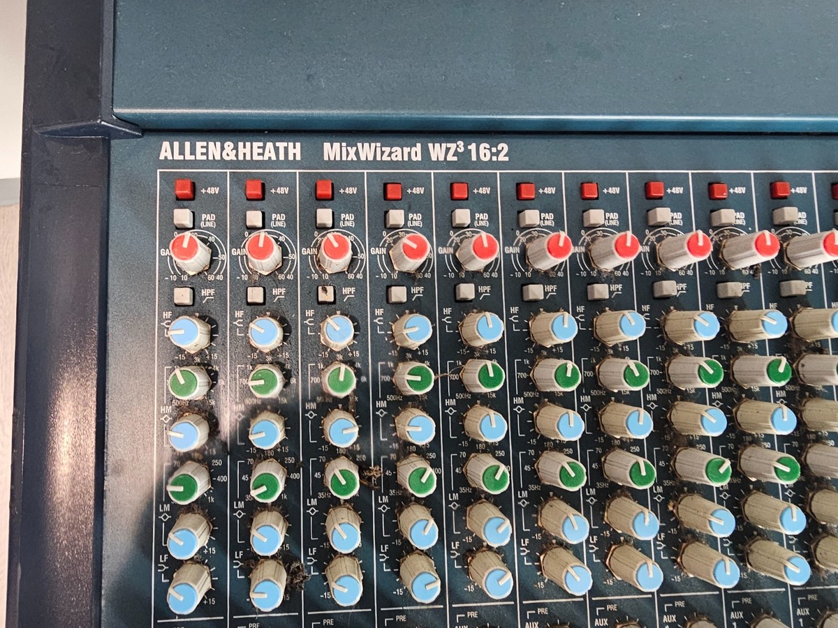 ALLEN&HEATH MixWizard WZ3 と電源ケーブル照明スタンド ALLEN&HEATH