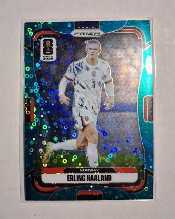 2026 Panini Prizm FIFA World Cup Teal Disco NORWAY #333 Erling Haaland 072/149