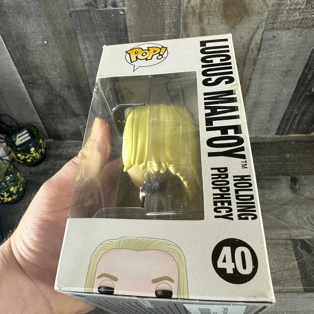 Pop Vinyl Figure Lucius Malfoy #40 Holding Prophecy Harry Potter