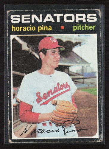 1971 Topps #497 Horacio Pina - w bardzo dobrym stanie zestaw przerwa! RC - Zdjęcie 1 z 2