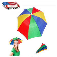 Hands Free Umbrella Hat Waterproof UV Sun Rain Fishing Golf Camping