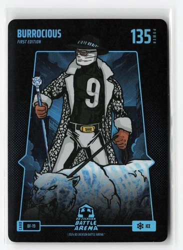 Joe Burrow 2024 Bo Jackson Battle Arena Burrocious Battlefoil SP #BF-19 Ice