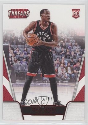 2016 Panini Threads Rookies Century Proof Red 67/199 Pascal Siakam Rookie RC 7sd